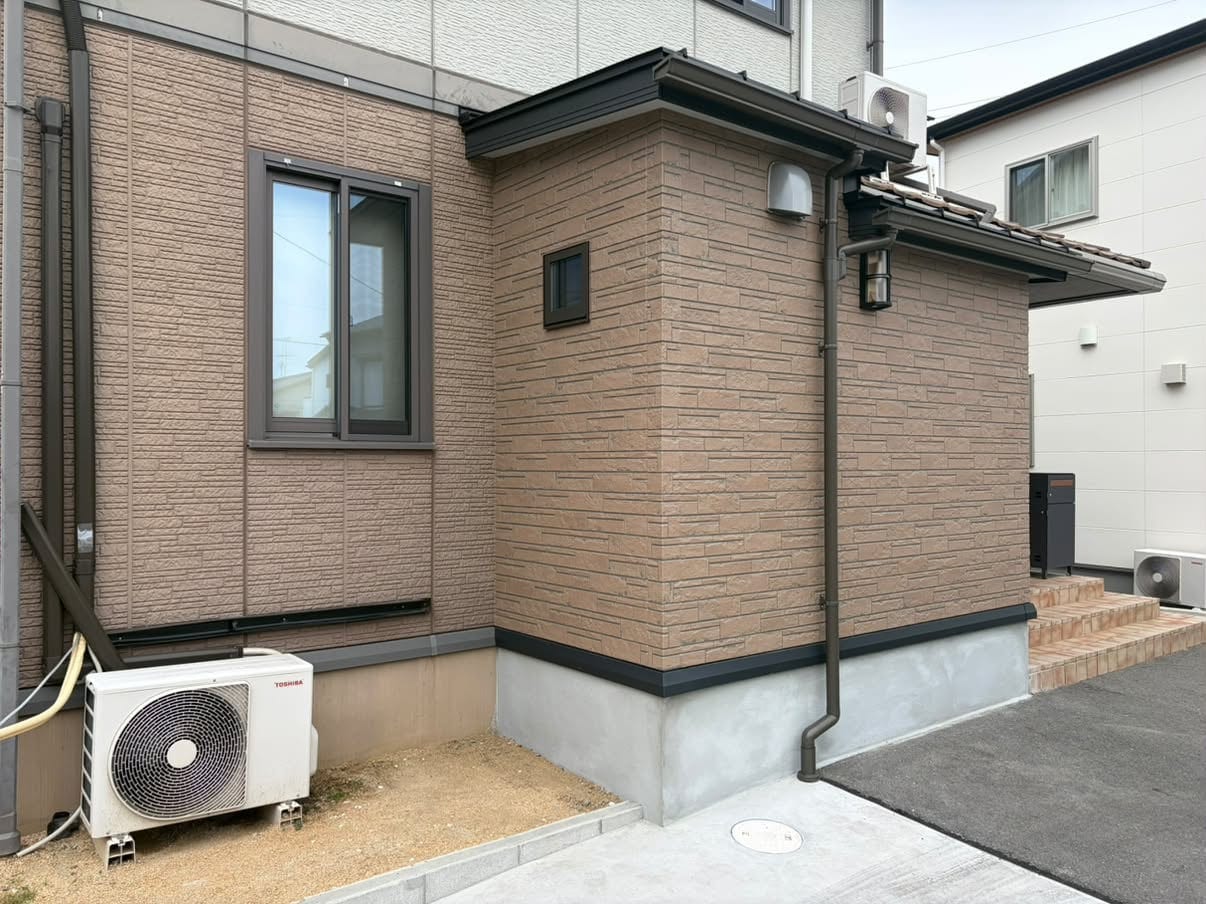 増築工事（外まわり）の施工写真